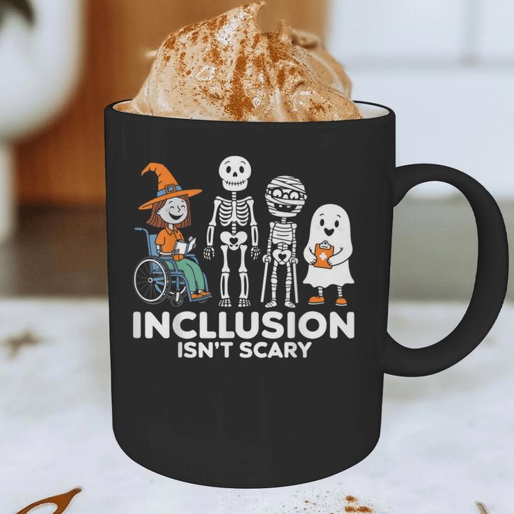 Inclusion Isn't Scary SLP Halloween Costume Sped Teacher Graphic Print Coffee Mug, novelty gifts, funny gifts Inclusion Isn't Scary SLP Halloween Costume Sped Teacher Graphic Print Coffee Mug, novelty gifts, funny gifts