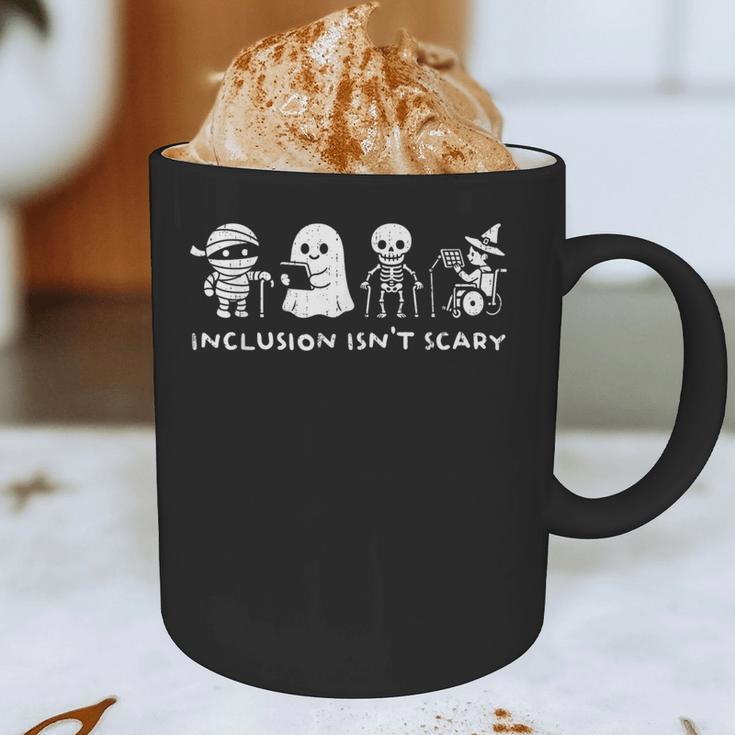 Inclusion Isn't Scary SLP Halloween Ghost Mummy Sped Teacher Graphic Print Coffee Mug, novelty gifts, funny gifts Inclusion Isn't Scary SLP Halloween Ghost Mummy Sped Teacher Graphic Print Coffee Mug, novelty gifts, funny gifts
