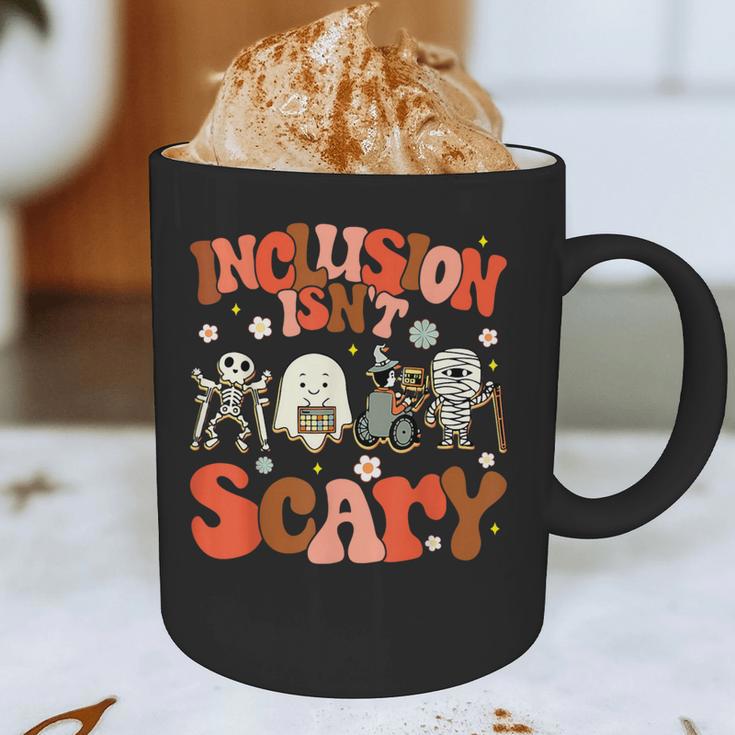 Inclusion Isn't Scary SLP Sped Teacher Halloween Graphic Print Coffee Mug, novelty gifts, funny gifts Inclusion Isn't Scary SLP Sped Teacher Halloween Graphic Print Coffee Mug, novelty gifts, funny gifts