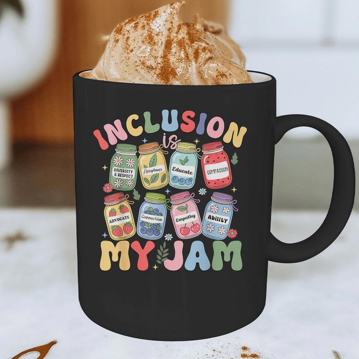 Inclusion Is My Jam SPED Teacher Special Education Life Graphic Print Coffee Mug, novelty gifts, funny gifts