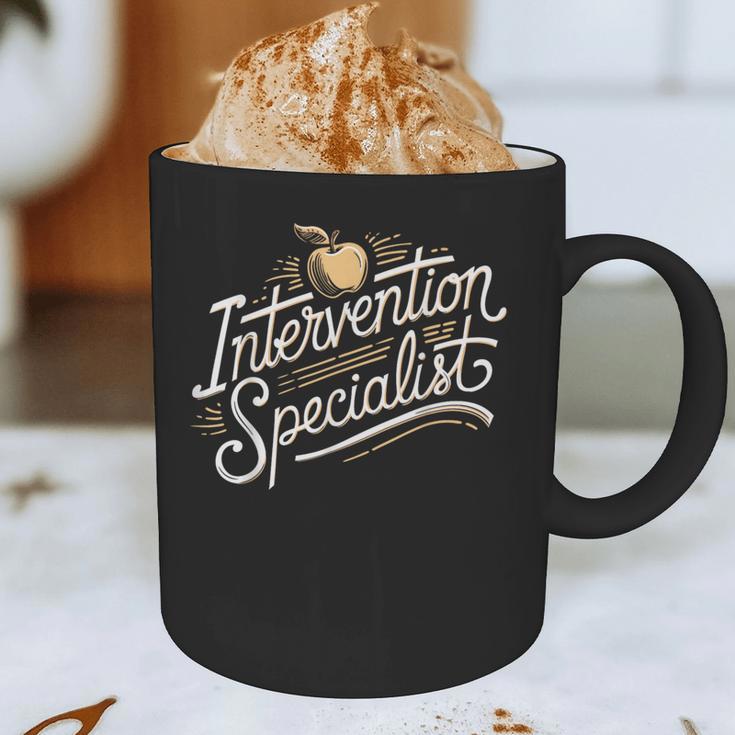Intervention Teacher Intervention Specialist Graphic Print Coffee Mug, novelty gifts, funny gifts