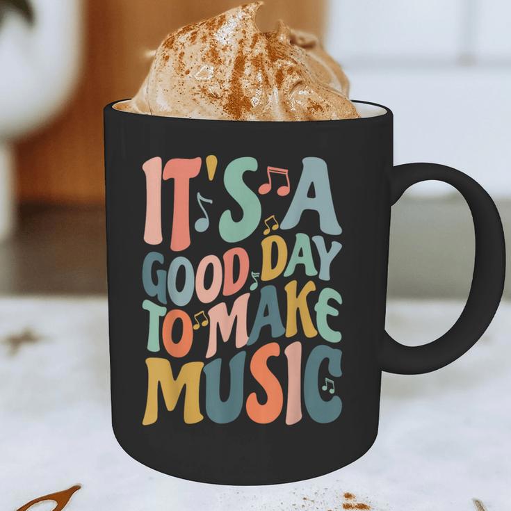It's A Good Day To Make Music Musician Band Music Teacher Graphic Print Coffee Mug, novelty gifts, funny gifts It's A Good Day To Make Music Musician Band Music Teacher Graphic Print Coffee Mug, novelty gifts, funny gifts