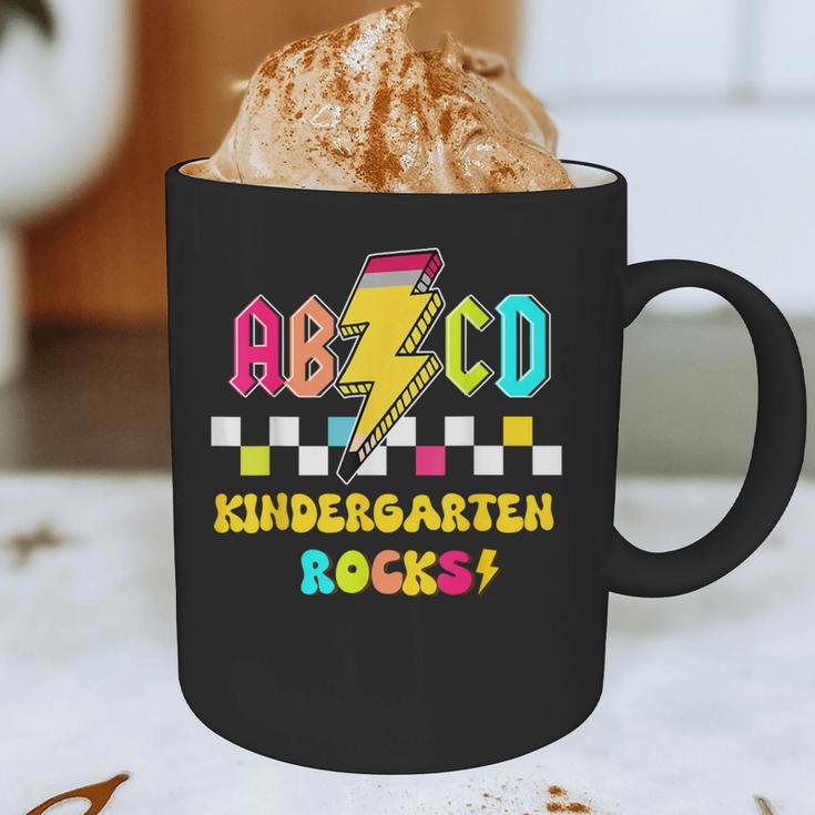 Kindergarten ABCD Rocks Teacher Student Back To School Graphic Print Coffee Mug, novelty gifts, funny gifts Kindergarten ABCD Rocks Teacher Student Back To School Graphic Print Coffee Mug, novelty gifts, funny gifts