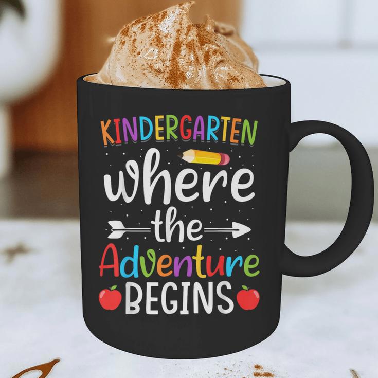 Kindergarten Where The Adventure Begins Shirt Children's Teacher Graphic Print Coffee Mug, novelty gifts, funny gifts Kindergarten Where The Adventure Begins Shirt Children's Teacher Graphic Print Coffee Mug, novelty gifts, funny gifts