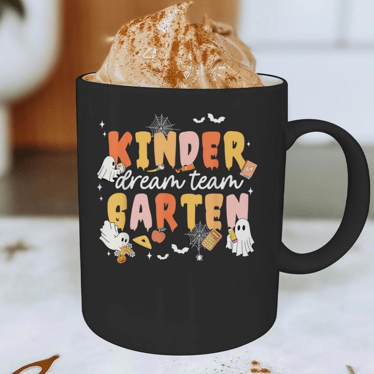 Kindergarten Dream Ghost Team Fall Halloween Spooky Teachers Graphic Print Coffee Mug, novelty gifts, funny gifts Kindergarten Dream Ghost Team Fall Halloween Spooky Teachers Graphic Print Coffee Mug, novelty gifts, funny gifts