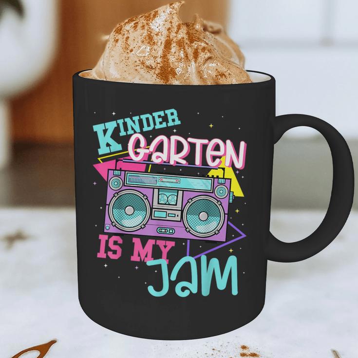 Kindergarten Is My Jam Cute Teacher Shirt 80's 90's Styl Graphic Print Coffee Mug, novelty gifts, funny gifts Kindergarten Is My Jam Cute Teacher Shirt 80's 90's Styl Graphic Print Coffee Mug, novelty gifts, funny gifts