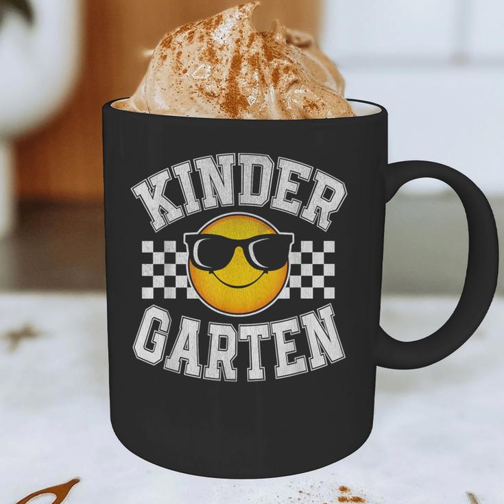 Kindergarten Teacher First Day Of Kinder Back To School Graphic Print Coffee Mug, novelty gifts, funny gifts Kindergarten Teacher First Day Of Kinder Back To School Graphic Print Coffee Mug, novelty gifts, funny gifts