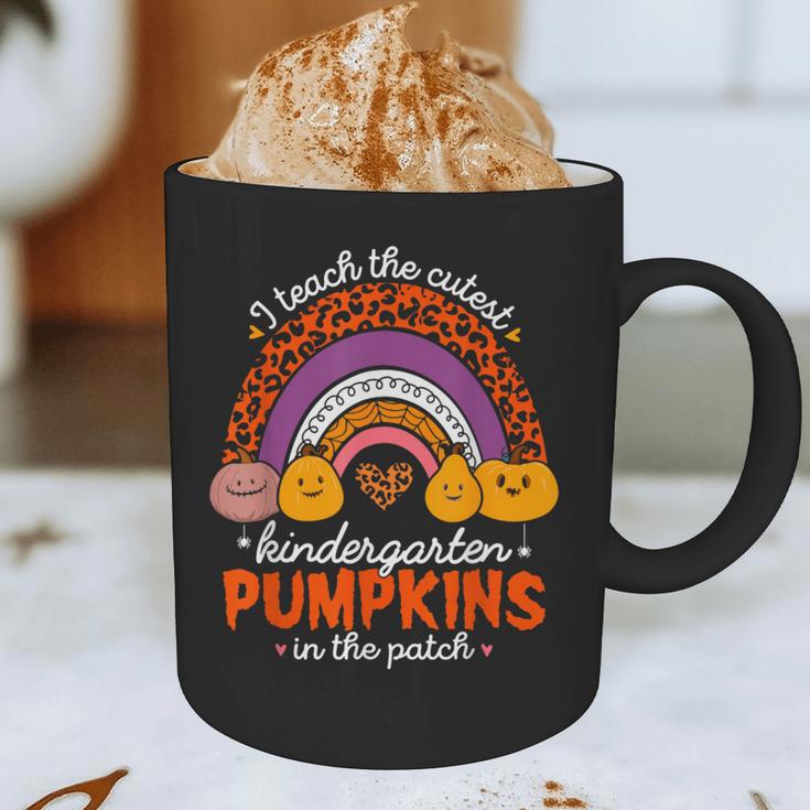 Kindergarten Teacher Pumpkin Patch Cute Graphic Print Coffee Mug, novelty gifts, funny gifts