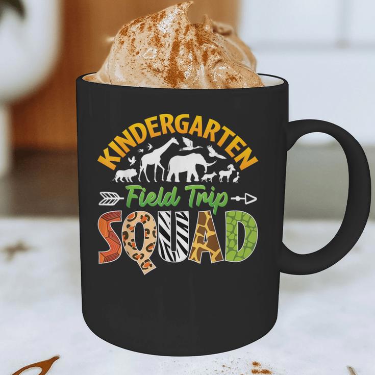 Kindergarten Zoo Field Trip Squad Matching Teacher Students Graphic Print Coffee Mug, novelty gifts, funny gifts