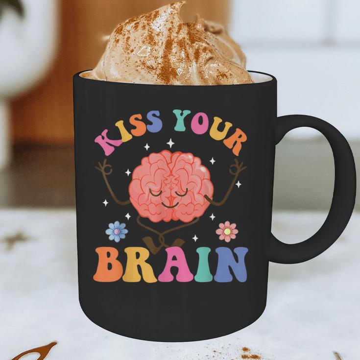 Kiss Your Brain Sped Teacher Appreciation Back To School Kid Graphic Print Coffee Mug, novelty gifts, funny gifts
