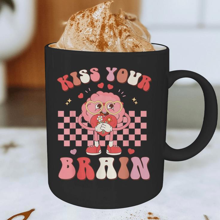Kiss Your Brain Valentines Test Day Teacher Squad Kids Graphic Print Coffee Mug, novelty gifts, funny gifts Kiss Your Brain Valentines Test Day Teacher Squad Kids Graphic Print Coffee Mug, novelty gifts, funny gifts
