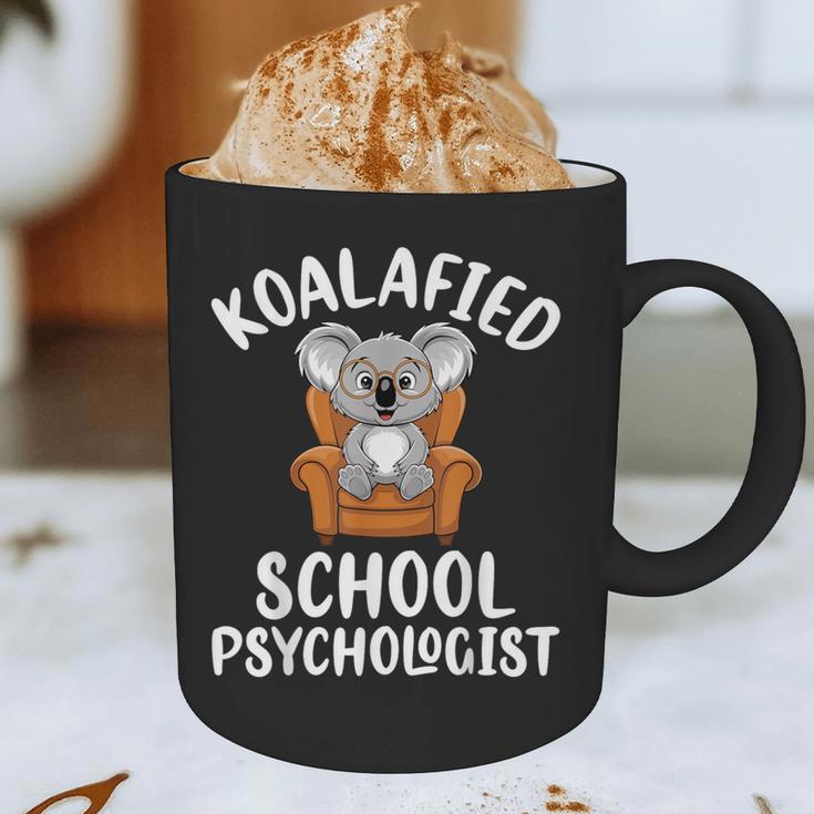 Koalafied School Psychologist Koala Lover Psychology Teacher Graphic Print Coffee Mug, novelty gifts, funny gifts