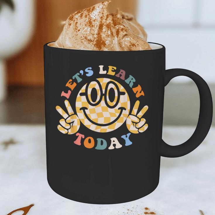 Let's Learn Today First Day Of School For Teacher Student Graphic Print Coffee Mug, novelty gifts, funny gifts