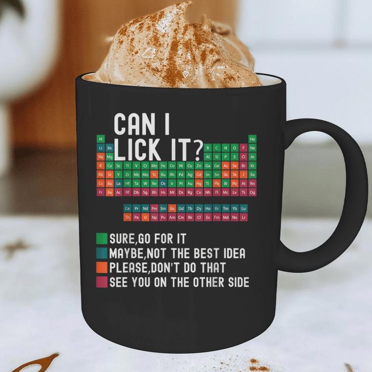 Can I Lick It Periodic Table Science Teacher Chemistry Graphic Print Coffee Mug, novelty gifts, funny gifts