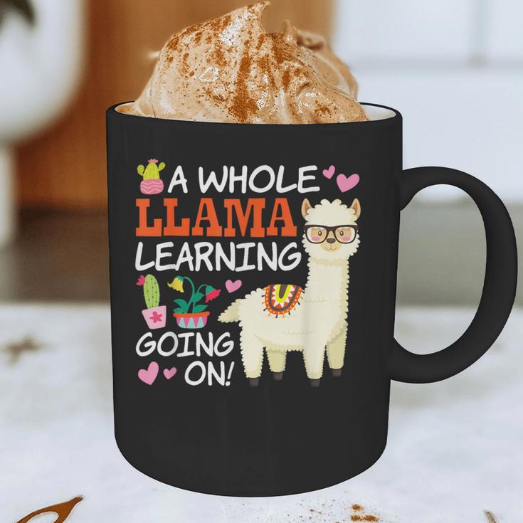 Llama Learning T Shirt Teachers Students Alpaca Lovers Graphic Print Coffee Mug, novelty gifts, funny gifts Llama Learning T Shirt Teachers Students Alpaca Lovers Graphic Print Coffee Mug, novelty gifts, funny gifts