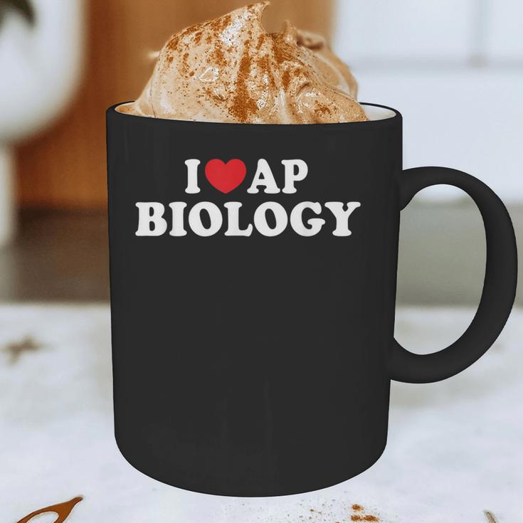 I Love AP Biology I Heart AP Biology Teachers Students For Men Women Kids Graphic Print Coffee Mug, novelty gifts, funny gifts