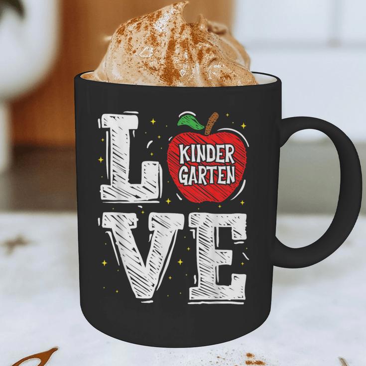 LOVE Kindergarten Teacher Student School Apple Graphic Print Coffee Mug, novelty gifts, funny gifts LOVE Kindergarten Teacher Student School Apple Graphic Print Coffee Mug, novelty gifts, funny gifts