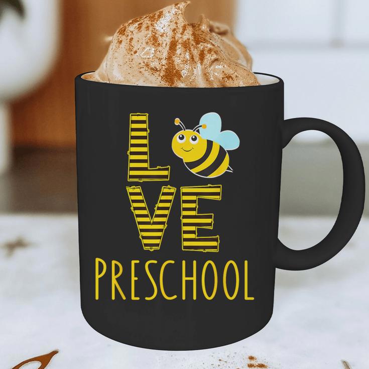 Love Preschool Back To School Yellow Bee Preschool Teacher For Men Women Girls Kids Graphic Print Coffee Mug, novelty gifts, funny gifts Love Preschool Back To School Yellow Bee Preschool Teacher For Men Women Girls Kids Graphic Print Coffee Mug, novelty gifts, funny gifts