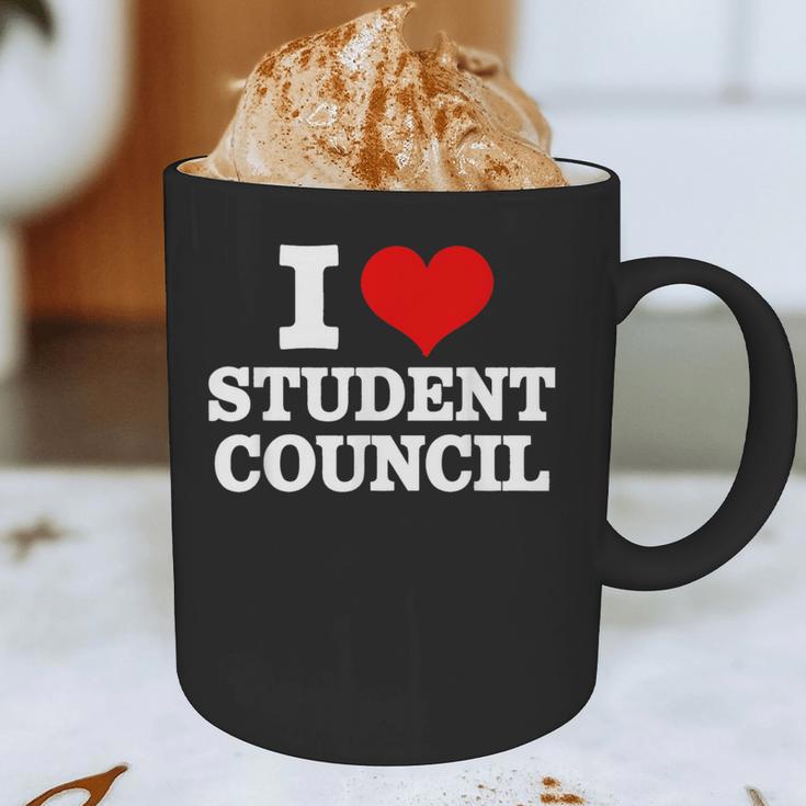 I Love Student Council Student Teacher Graphic Print Coffee Mug, novelty gifts, funny gifts