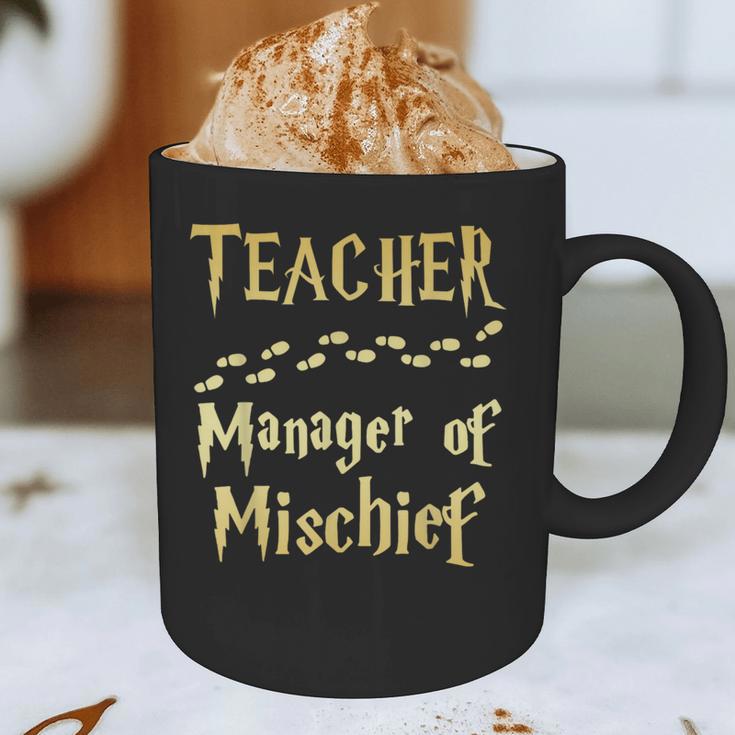 Magical Teacher Manager Of Mischief Birthday Family Party Graphic Print Coffee Mug, novelty gifts, funny gifts Magical Teacher Manager Of Mischief Birthday Family Party Graphic Print Coffee Mug, novelty gifts, funny gifts