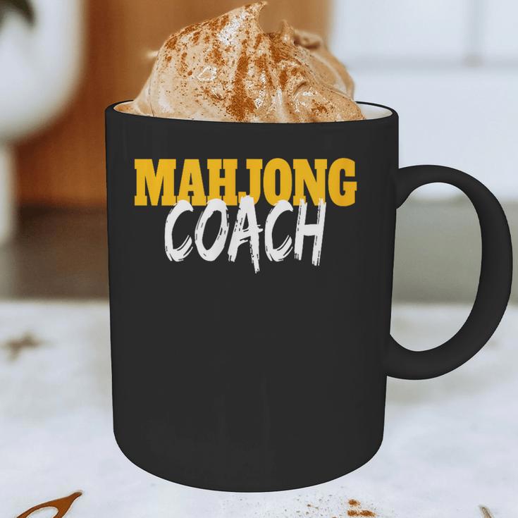 Mahjong Coach Coaching Trainer Teacher Graphic Print Coffee Mug, novelty gifts, funny gifts Mahjong Coach Coaching Trainer Teacher Graphic Print Coffee Mug, novelty gifts, funny gifts