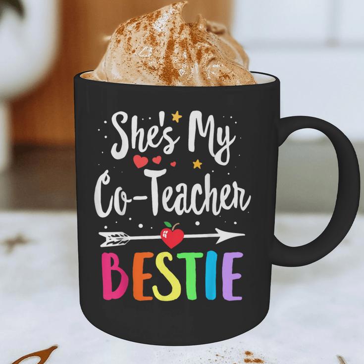 Matching Co-Teacher Best Friend She's My Bestie Work Team Graphic Print Coffee Mug, novelty gifts, funny gifts Matching Co-Teacher Best Friend She's My Bestie Work Team Graphic Print Coffee Mug, novelty gifts, funny gifts
