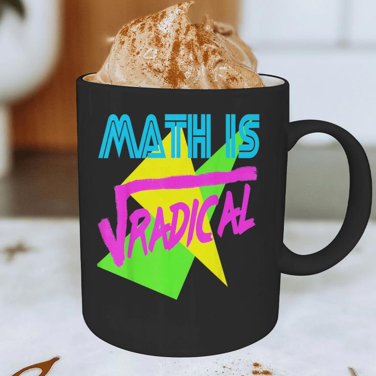 Math Is Radical Retro 80s Vintage Algebra Teacher Graphic Print Coffee Mug, novelty gifts, funny gifts Math Is Radical Retro 80s Vintage Algebra Teacher Graphic Print Coffee Mug, novelty gifts, funny gifts