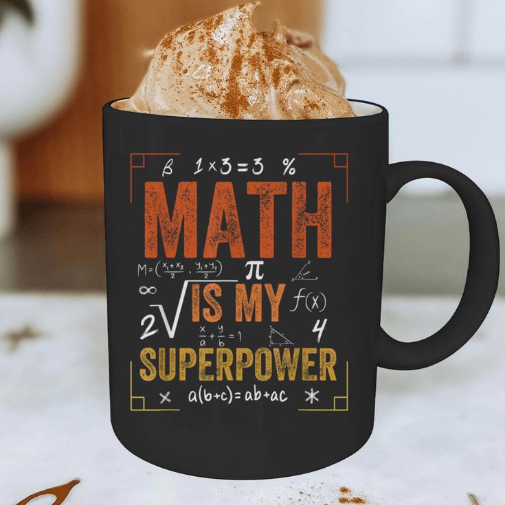 Math Is My Superpower Funny Teacher Graphic Print Coffee Mug, novelty gifts, funny gifts Math Is My Superpower Funny Teacher Graphic Print Coffee Mug, novelty gifts, funny gifts