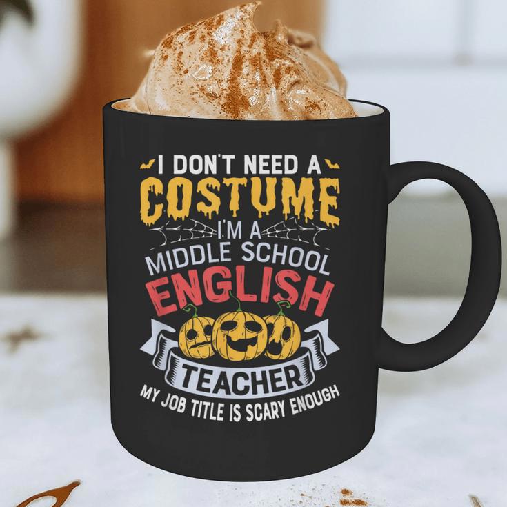 Middle School English Teacher Halloween Costume For Men Women Graphic Print Coffee Mug, novelty gifts, funny gifts Middle School English Teacher Halloween Costume For Men Women Graphic Print Coffee Mug, novelty gifts, funny gifts