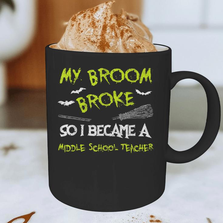 Middle School Teacher Halloween Costume Shirt Lazy Graphic Print Coffee Mug, novelty gifts, funny gifts Middle School Teacher Halloween Costume Shirt Lazy Graphic Print Coffee Mug, novelty gifts, funny gifts