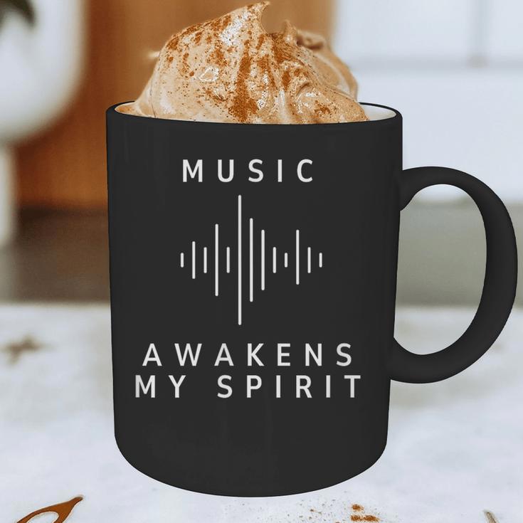 Music Awakens My Spirit Inspiring Musician Teacher Quote Graphic Print Coffee Mug, novelty gifts, funny gifts Music Awakens My Spirit Inspiring Musician Teacher Quote Graphic Print Coffee Mug, novelty gifts, funny gifts