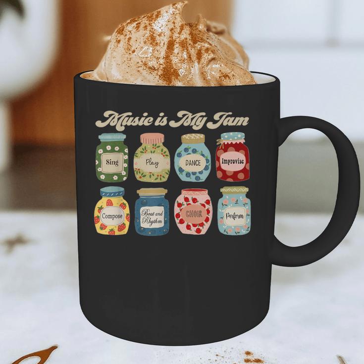 Music Is My Jam Back To School Music Teacher Specials Team Graphic Print Coffee Mug, novelty gifts, funny gifts