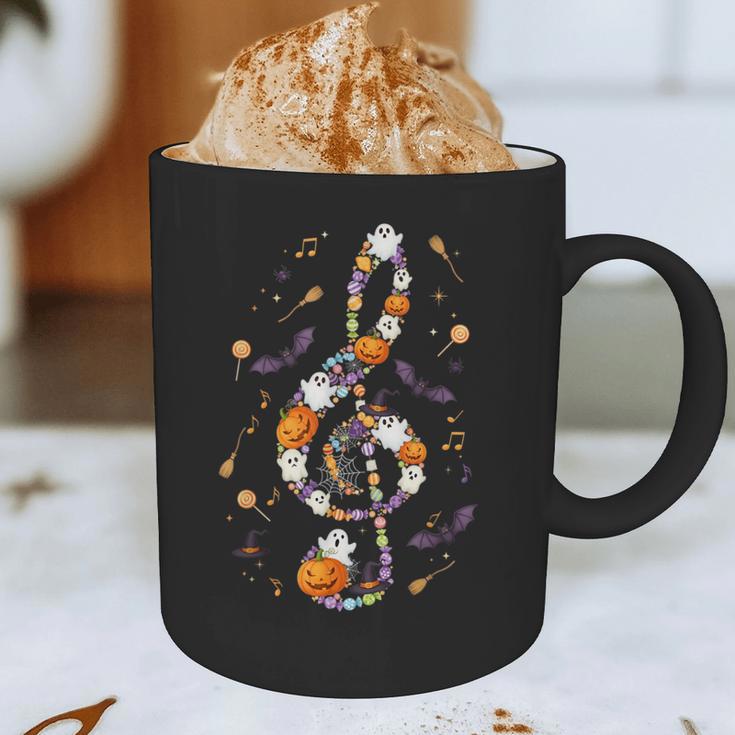 Music Note Symbol Halloween For Music Teacher Musicians Graphic Print Coffee Mug, novelty gifts, funny gifts Music Note Symbol Halloween For Music Teacher Musicians Graphic Print Coffee Mug, novelty gifts, funny gifts