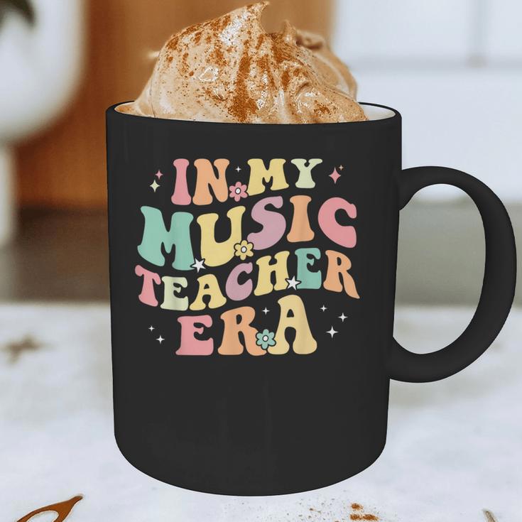 In My Music Teacher Era Retro Back To School Musician Band Men Women Graphic Print Coffee Mug, novelty gifts, funny gifts