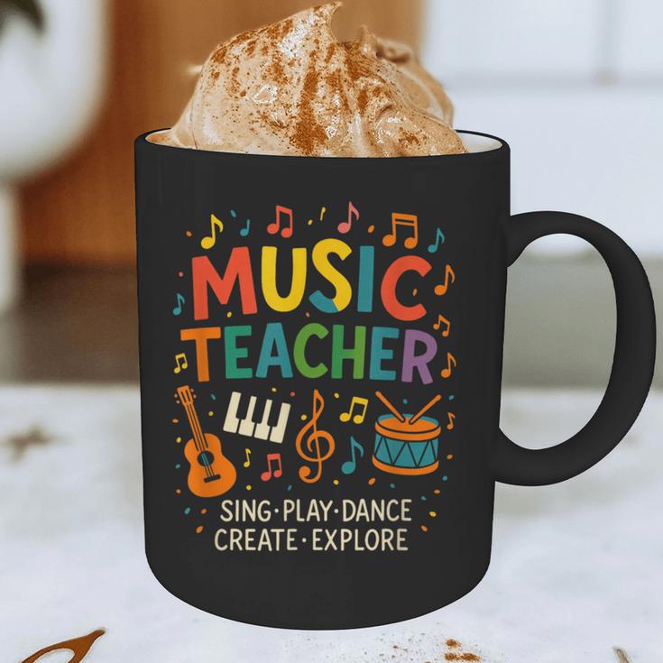 Music Teacher Music Sing Play Dance Choir Piano Graphic Print Coffee Mug, novelty gifts, funny gifts Music Teacher Music Sing Play Dance Choir Piano Graphic Print Coffee Mug, novelty gifts, funny gifts