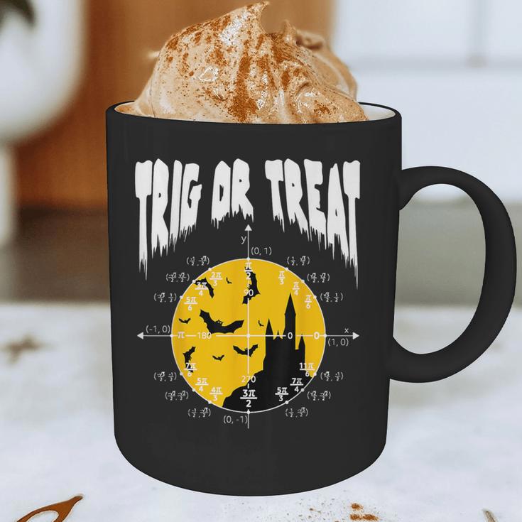 Nerdy Trig Or Treat Halloween Costume Math Teacher Graphic Print Coffee Mug, novelty gifts, funny gifts Nerdy Trig Or Treat Halloween Costume Math Teacher Graphic Print Coffee Mug, novelty gifts, funny gifts