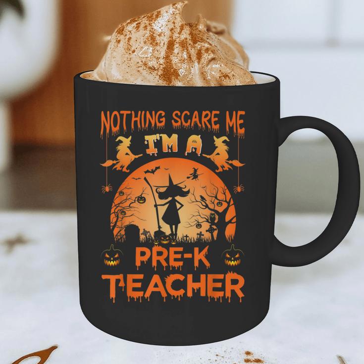 Nothing Scare Me I'm a Pre-k Teacher Matching Halloween For Men Women Graphic Print Coffee Mug, novelty gifts, funny gifts Nothing Scare Me I'm a Pre-k Teacher Matching Halloween For Men Women Graphic Print Coffee Mug, novelty gifts, funny gifts