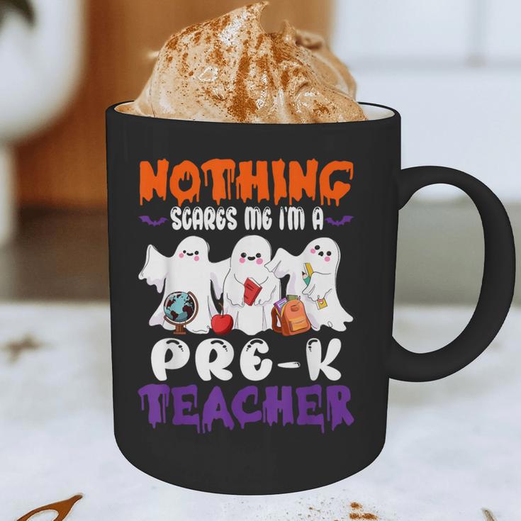 Nothing Scares Me I'm A Pre-K Teacher Halloween Ghosts Graphic Print Coffee Mug, novelty gifts, funny gifts Nothing Scares Me I'm A Pre-K Teacher Halloween Ghosts Graphic Print Coffee Mug, novelty gifts, funny gifts