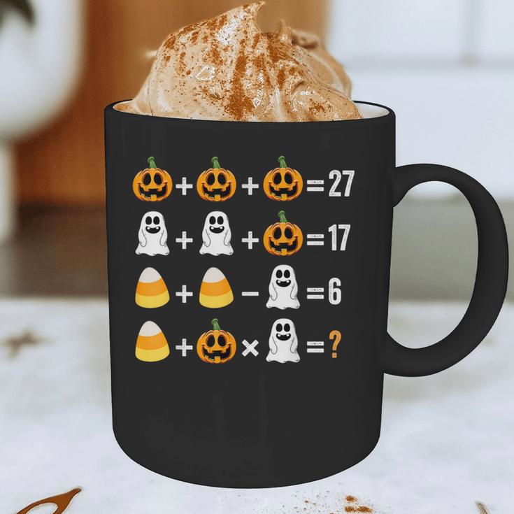 Order Of Operations Quiz Pumpkin Halloween Math Teacher Graphic Print Coffee Mug, novelty gifts, funny gifts