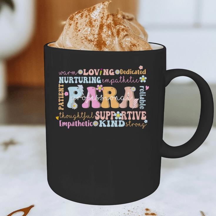 Paraprofessional Back To School Paraeducator Para Teacher Graphic Print Coffee Mug, novelty gifts, funny gifts