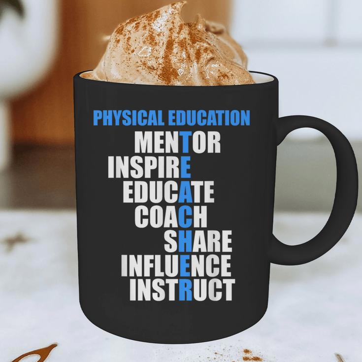 PE Physical Education Teacher For PE Teacher Graphic Print Coffee Mug, novelty gifts, funny gifts