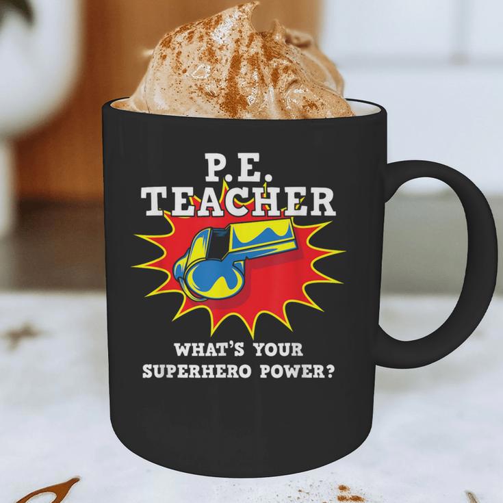 PE Physical Education Teacher Superhero Power School Graphic Print Coffee Mug, novelty gifts, funny gifts PE Physical Education Teacher Superhero Power School Graphic Print Coffee Mug, novelty gifts, funny gifts