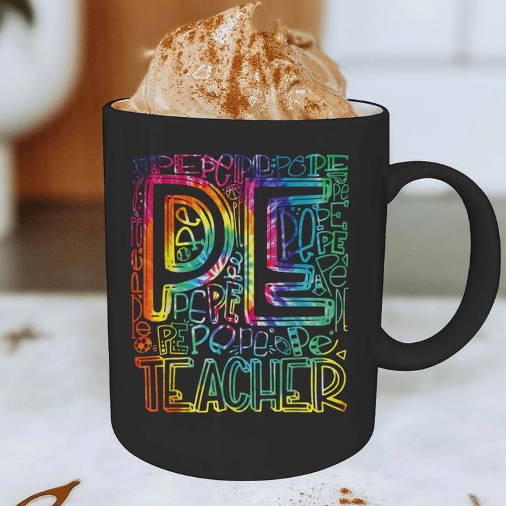 PE Teacher Phys Ed Tie Dye Physical Education Appreciation Graphic Print Coffee Mug, novelty gifts, funny gifts PE Teacher Phys Ed Tie Dye Physical Education Appreciation Graphic Print Coffee Mug, novelty gifts, funny gifts