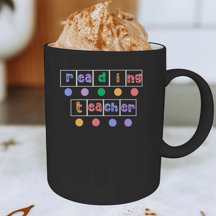 Phonics Reading Teacher Science Of Reading Literacy Coach Graphic Print Coffee Mug, novelty gifts, funny gifts