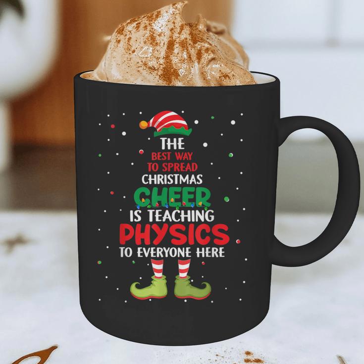 Physics Teacher Christmas Elf Christmas Cheer Graphic Print Coffee Mug, novelty gifts, funny gifts Physics Teacher Christmas Elf Christmas Cheer Graphic Print Coffee Mug, novelty gifts, funny gifts