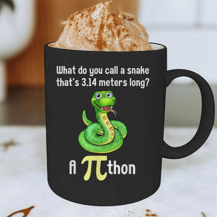 Pi Day Puns Pithon Math Teacher Jokes Women Men Kids Graphic Print Coffee Mug, novelty gifts, funny gifts