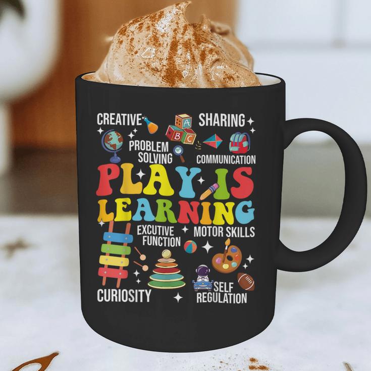 Play Is Learning Kindergarten Preschool Teacher Appreciation Graphic Print Coffee Mug, novelty gifts, funny gifts Play Is Learning Kindergarten Preschool Teacher Appreciation Graphic Print Coffee Mug, novelty gifts, funny gifts