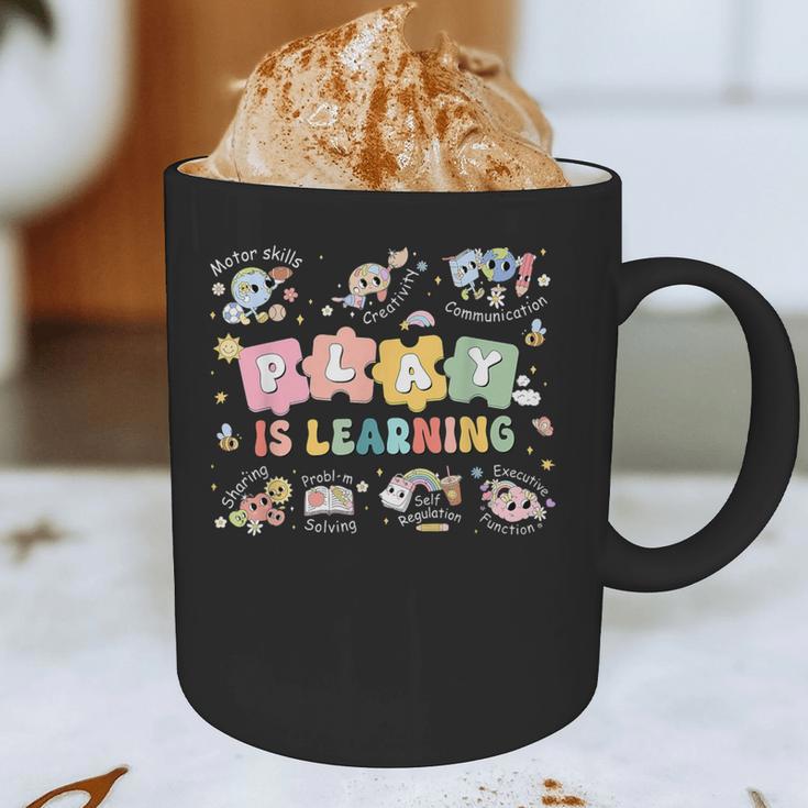 Play Is Learning Teacher Student First Day Back To School Graphic Print Coffee Mug, novelty gifts, funny gifts Play Is Learning Teacher Student First Day Back To School Graphic Print Coffee Mug, novelty gifts, funny gifts