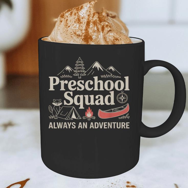 Pre-K Squad Adventure Camping Preschool Teacher Boy Girl Kid Graphic Print Coffee Mug, novelty gifts, funny gifts Pre-K Squad Adventure Camping Preschool Teacher Boy Girl Kid Graphic Print Coffee Mug, novelty gifts, funny gifts