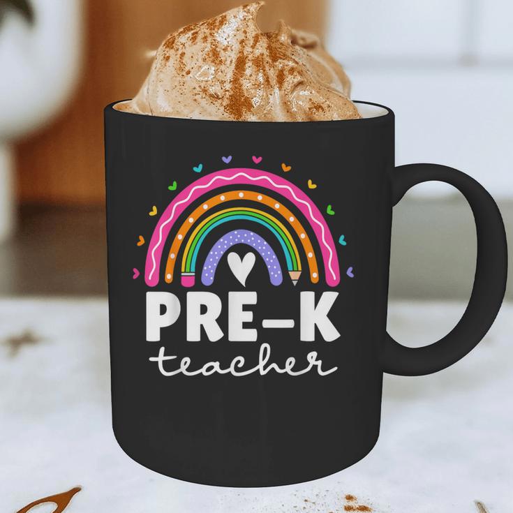 Pre-K Teacher Cute Pre Kindergarten For Teachers Rainbow For Men Women Kids Graphic Print Coffee Mug, novelty gifts, funny gifts Pre-K Teacher Cute Pre Kindergarten For Teachers Rainbow For Men Women Kids Graphic Print Coffee Mug, novelty gifts, funny gifts